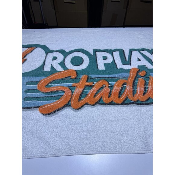 Vintage 90s Pro Player Stadium Beach Towel 62” x 34” - Picture 3 of 5